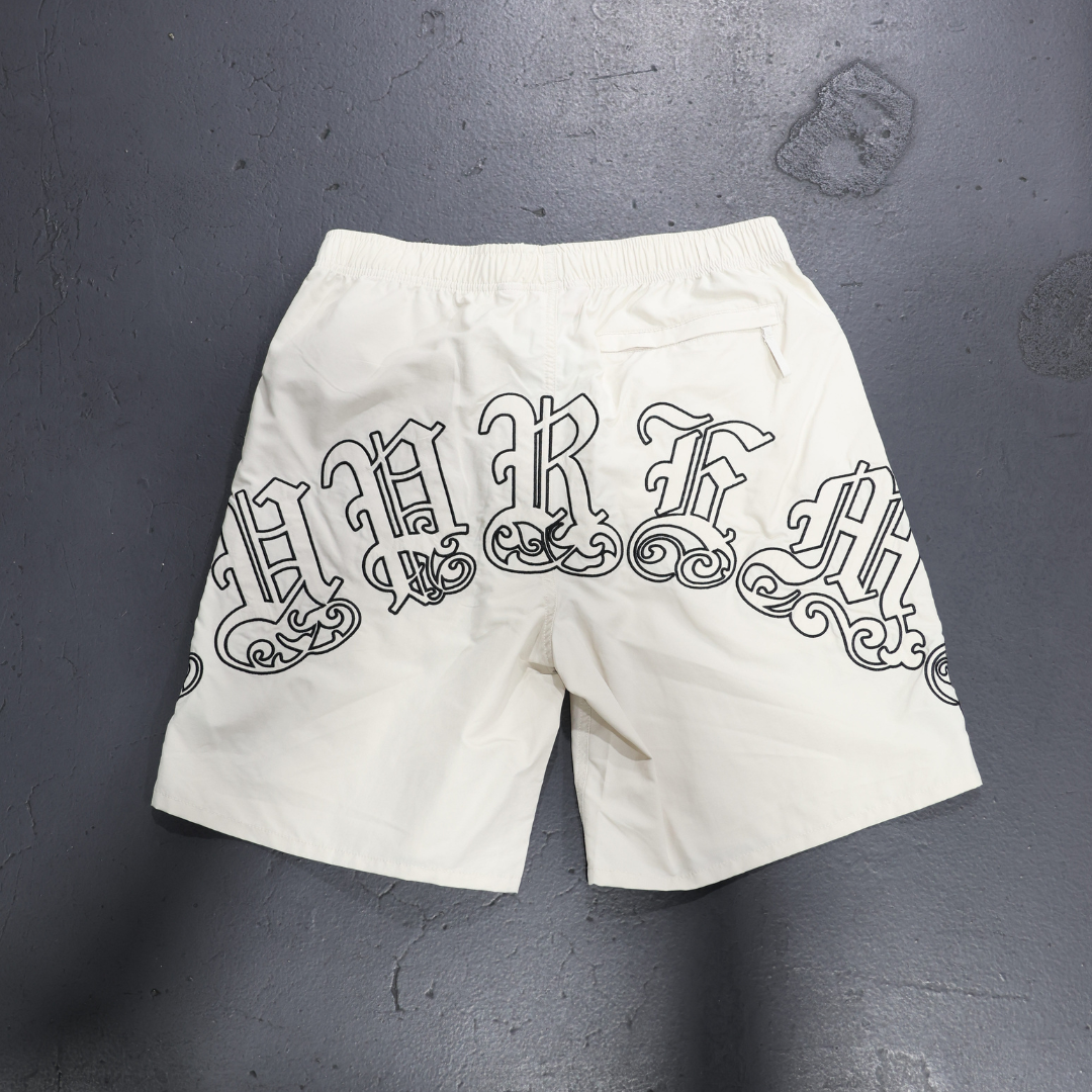 Supreme Old English Nylon Shorts (Stone) | eBay