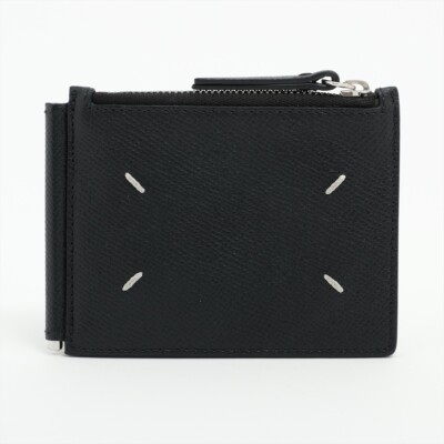 Maison Margiela 4 Stitches Leather Money Bifold Clip Wallet | eBay