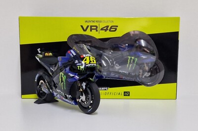Minichamps 1:12 Valentino Rossi Modellino Diecast Moto Yamaha M1