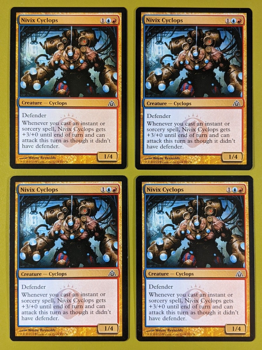 Nivix Cyclops x4 Dragon's Maze 4x Playset Magic the Gathering MTG
