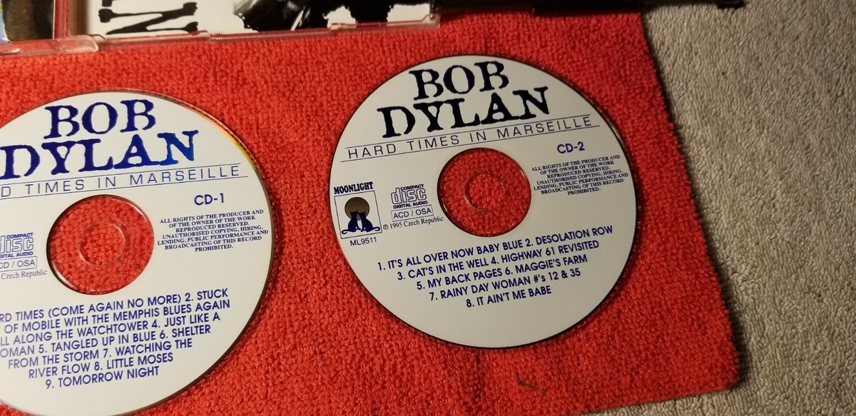BOB DYLAN -HARD TIMES IN MARSEILLE - ( 2 CD SET ) -MOONLIGHT