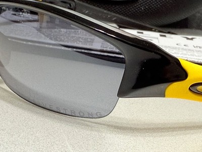 Oakley Livestrong Flak Jacket 1.0 Jet Black frame w/ Black Iridium