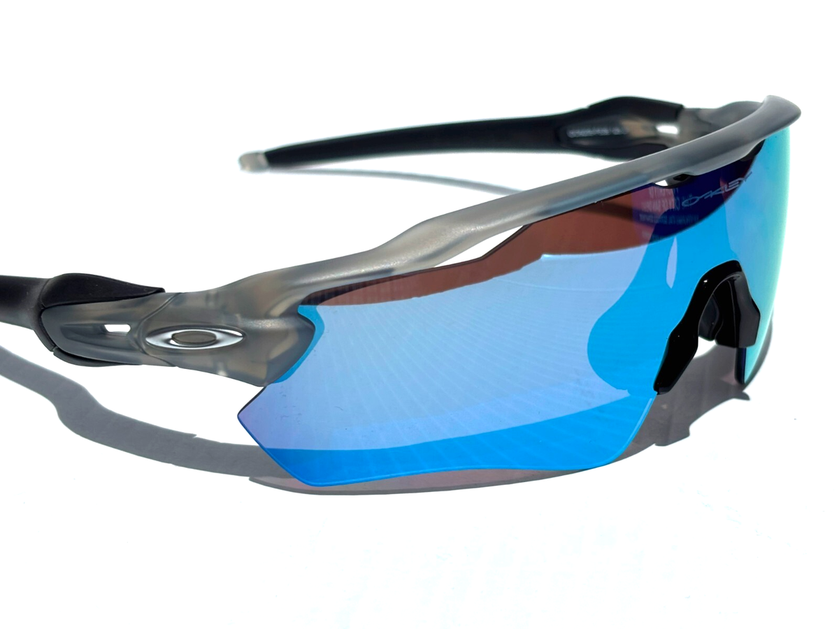 Oakley RADAR EV PATH Matte Grey Ink POLARIZED PRIZM Deep Water