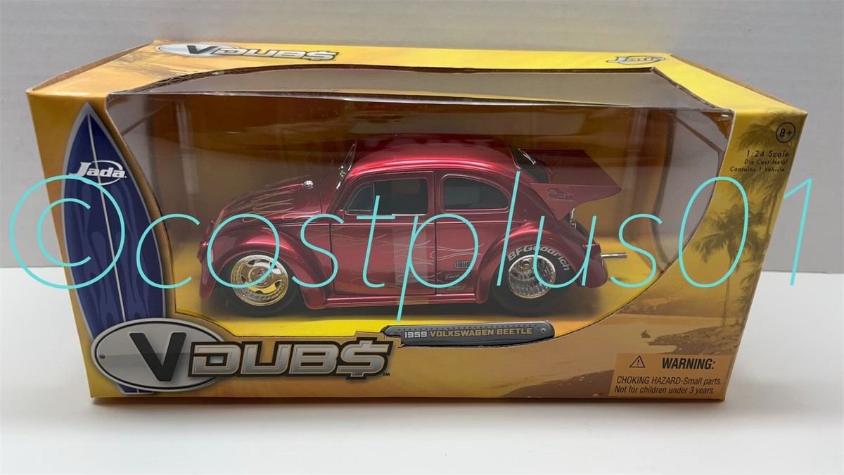 JADA V DUBS 1959 VOLKSWAGEN BEETLE VW 1:24 RED | eBay