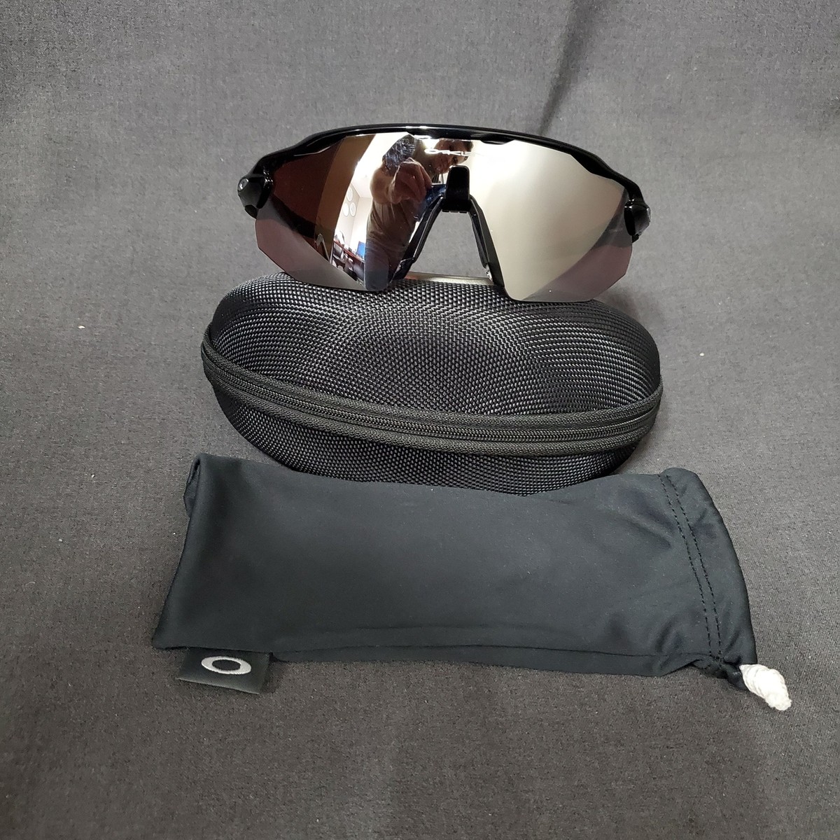 Oakley Radar EV Advancer Sunglasses, Polished Black Frame, Prizm