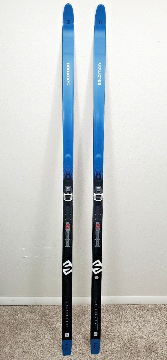 183 cm SALOMON SNOWSCAPE 7 Lg Nordic Cross Country Skis w PROLINK