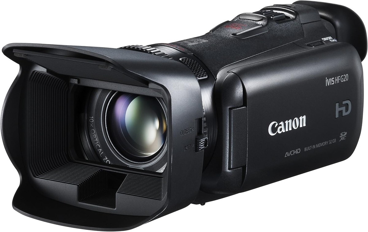Canon Digital Video Camera IVISHFG20 2.37 MP 10X Zoom 32GB Black