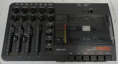 Fostex X-18 Multitracker 4 Track Cassette Tape Recorder 2 Head