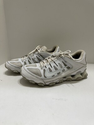 Nike Reax 8 Tr sz 10 Mesh Sneaker White 621716-102 Training Sports