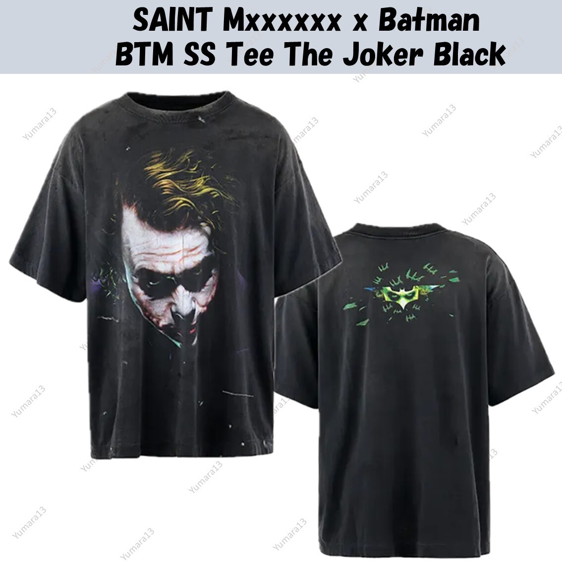 SAINT Mxxxxxx x Batman BTM SS Tee The Joker Black | eBay