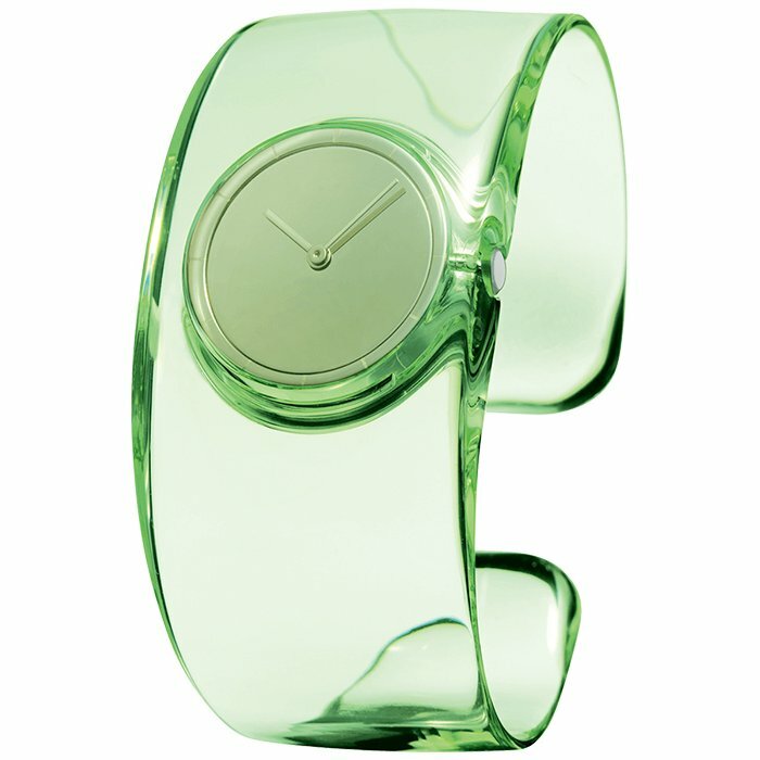 ISSEY MIYAKE O Series Bangle Watch LIGHT GREEN Tokujin Yoshioka