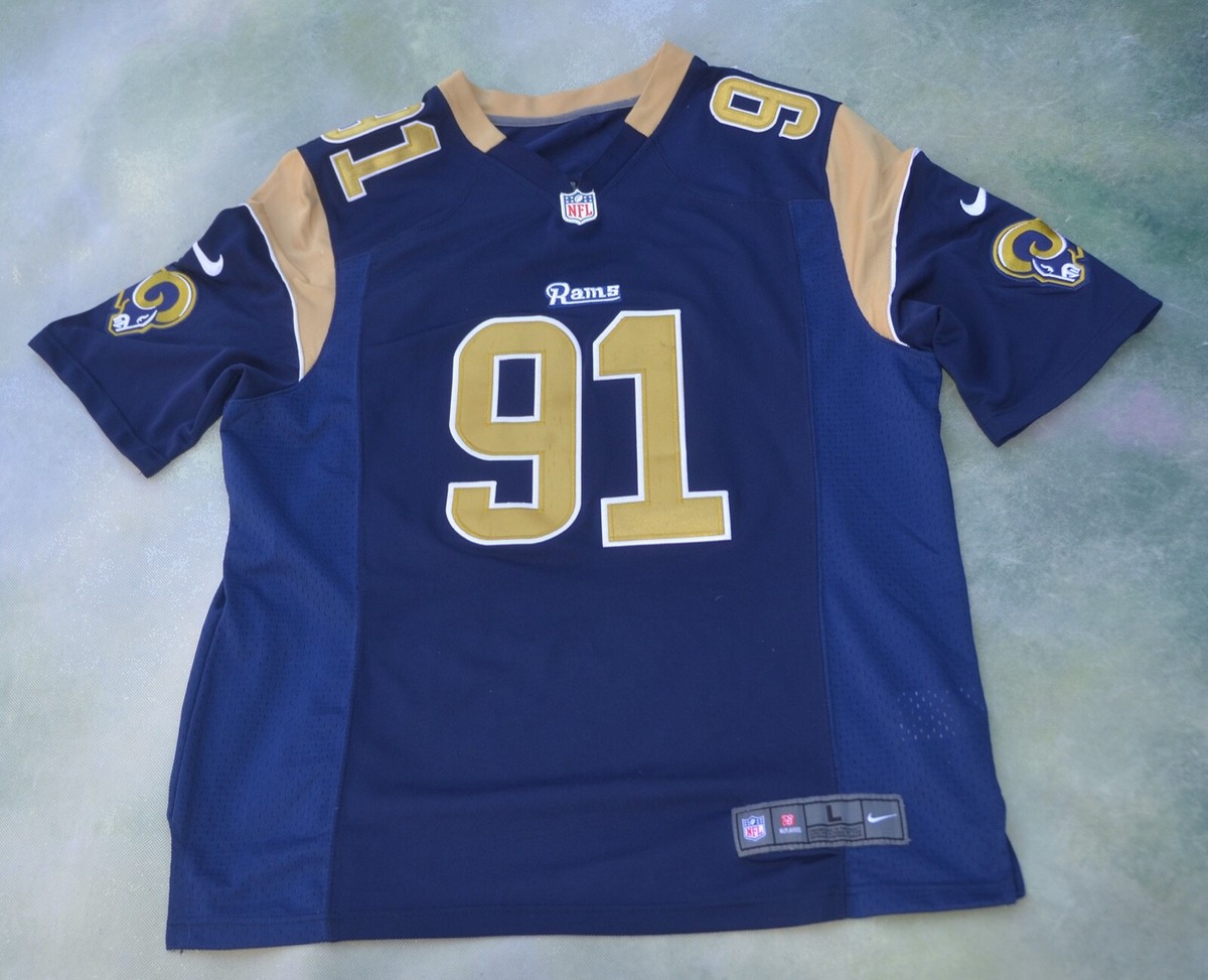 Nike NFL St. Louis Rams Chris Long #91 Jersey Size L. | eBay