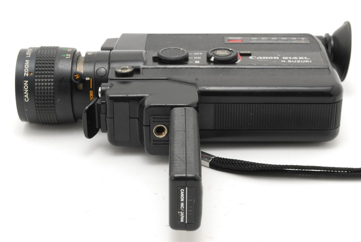 EXCELLENT+5】Canon 514XL Super 8 8MM Zoom 9-45mm F/1.4 Film Camera
