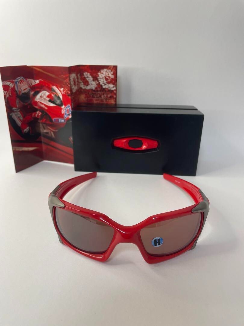 Oakley Pit Boss Elite Ducati Red Sunglasses with Box Limited