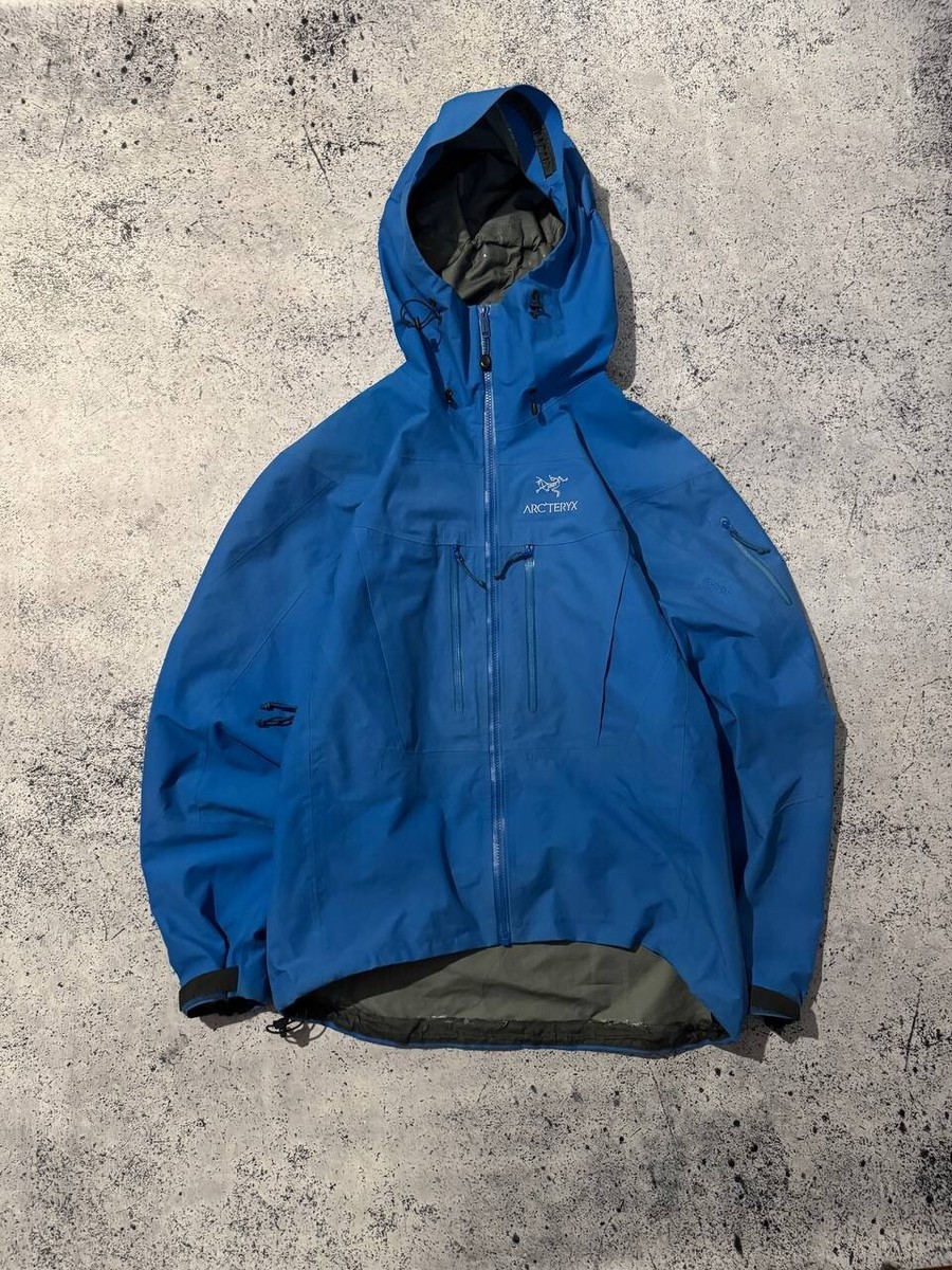 VINTAGE ARCTERYX ALPHA SV GORE TEX BLUE JACKET GORPCORE OUTDOOR