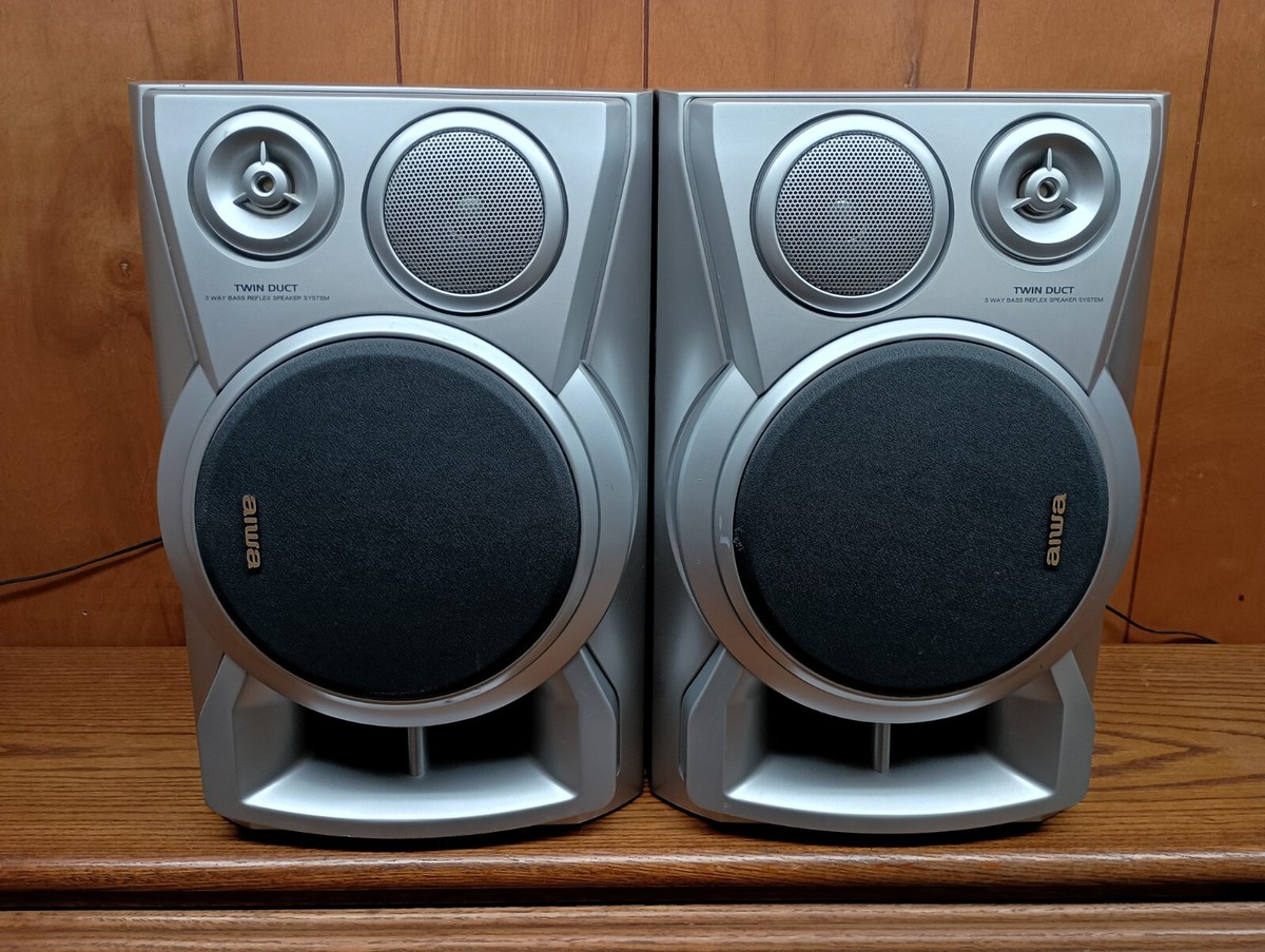 Vintage AIWA SX-ND8 Twin Duct 3 Way Bass Reflex Speaker System | eBay