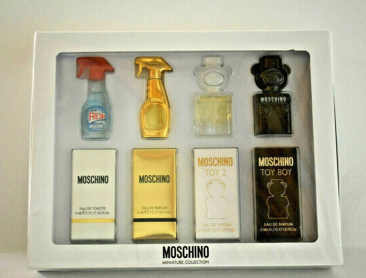 Moschino Mini Perfume Gift Set, Toy 2, Toy Boy, Fresh, Fresh Gold