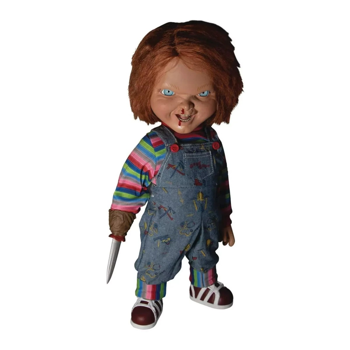 Mezco Toyz Childs Play 2 Talking Menacing Chucky Doll Figure | eBay