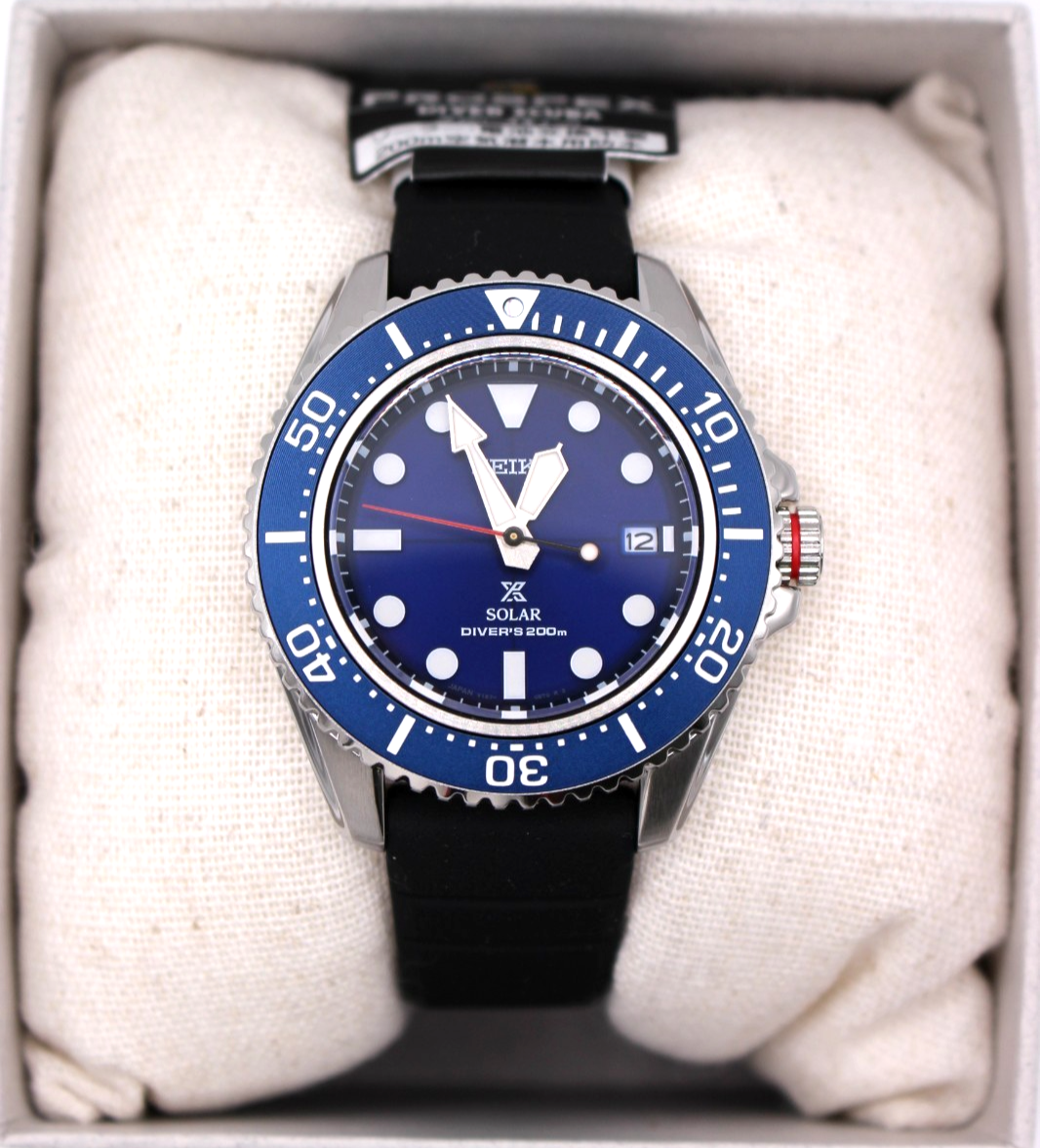 SEIKO Prospex SBDJ055 Blue Diver Scuba 200m Solar Sapphire