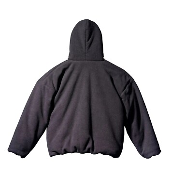 Sz 2XL - Brand New Black Yeezy Gap Polar Fleece Padded Hoodie