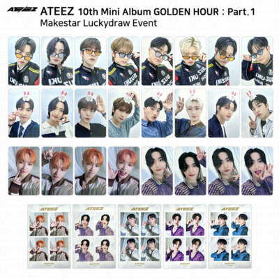 ATEEZ 10th Mini Album Golden Hour Part.1 Makestar Lucky Draw