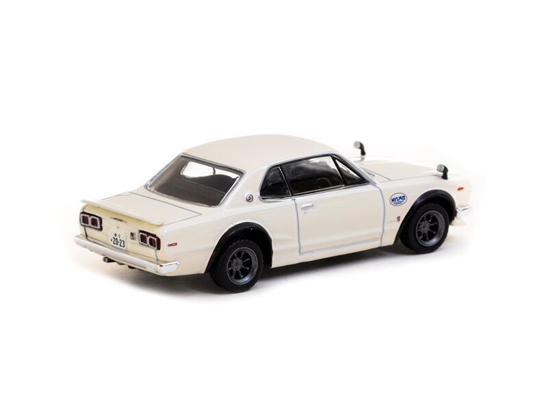 Tarmac Works 1:64 Skyline 2000 GT-R (KPGC10) Ivory White Model Car