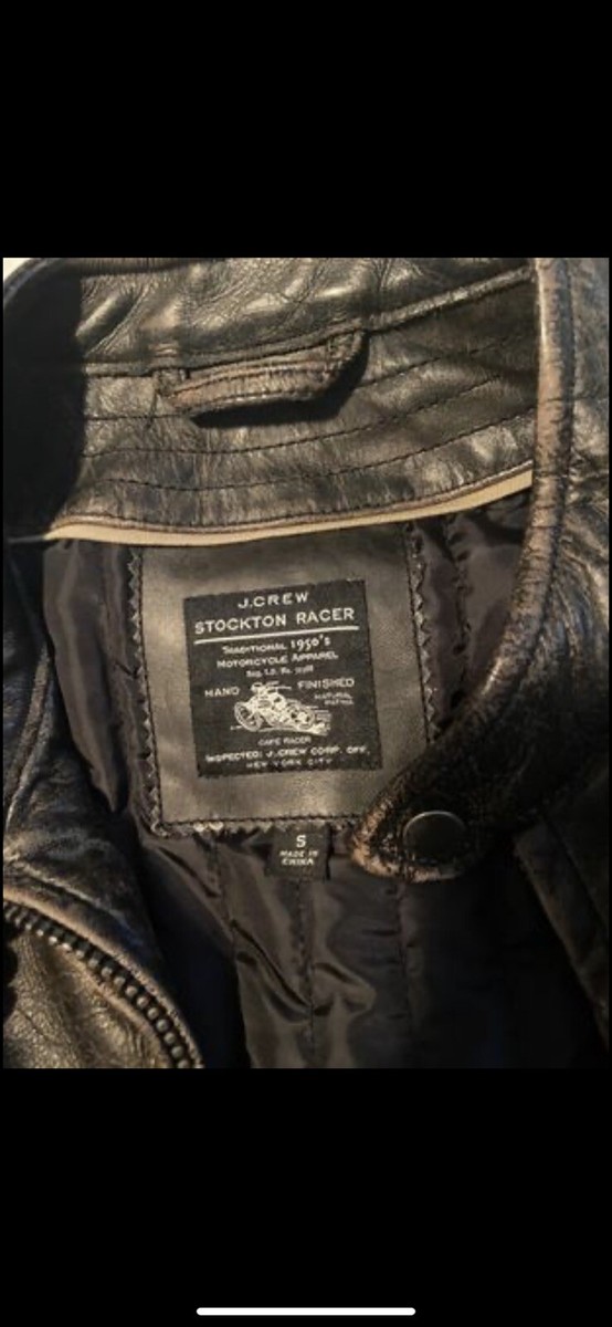 J.Crew Stockton Racer Leather Jacket | eBay