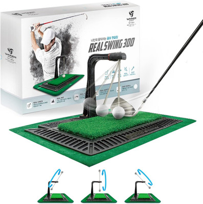 WINNER SPIRIT Real Swing 300 Golf & Hitting Trainer, True Black