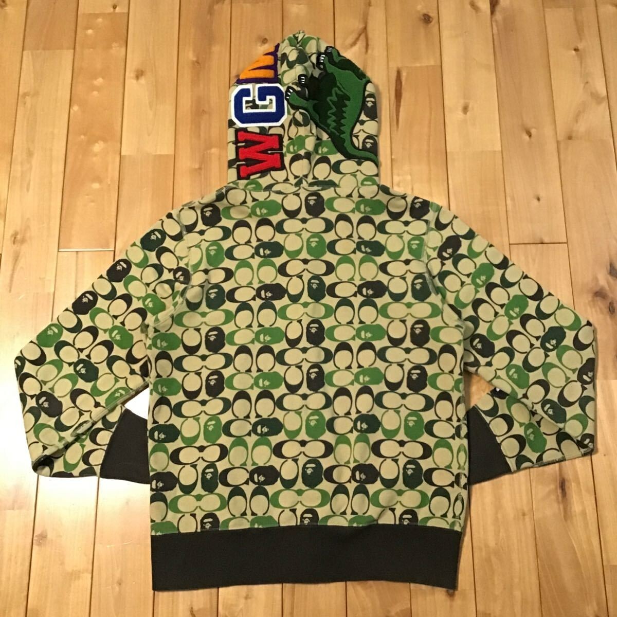 BAPE × COACH shark full zip hoodie A Bathing Ape Size S | eBay