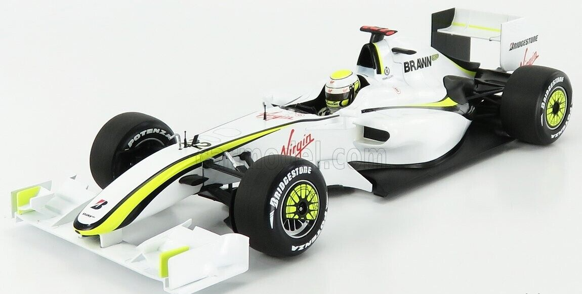 MINICHAMPS 1:18 BRAWN GP BGP 001 JENSON BUTTON 2009 FORMULA 1 / F1