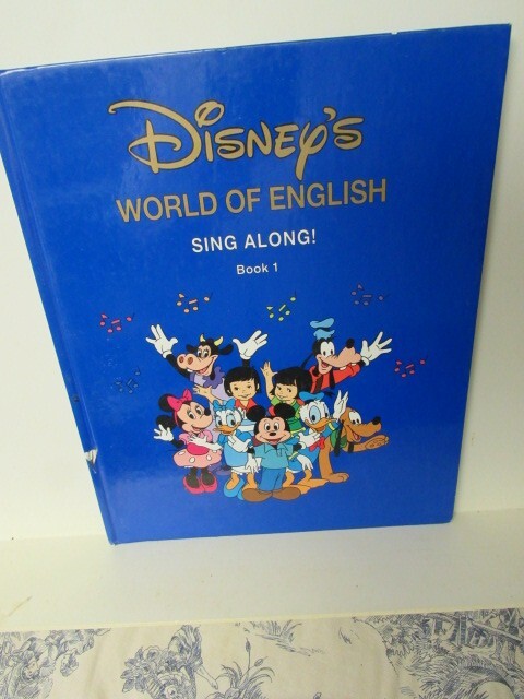 Vtg. Disney's World of English Sing Along Book 1 Song Book | eBay