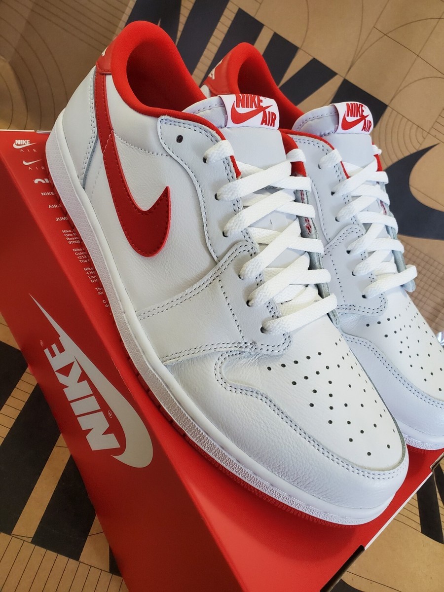 Nike Air Jordan 1 Retro Low OG White University Red CZ0790-161