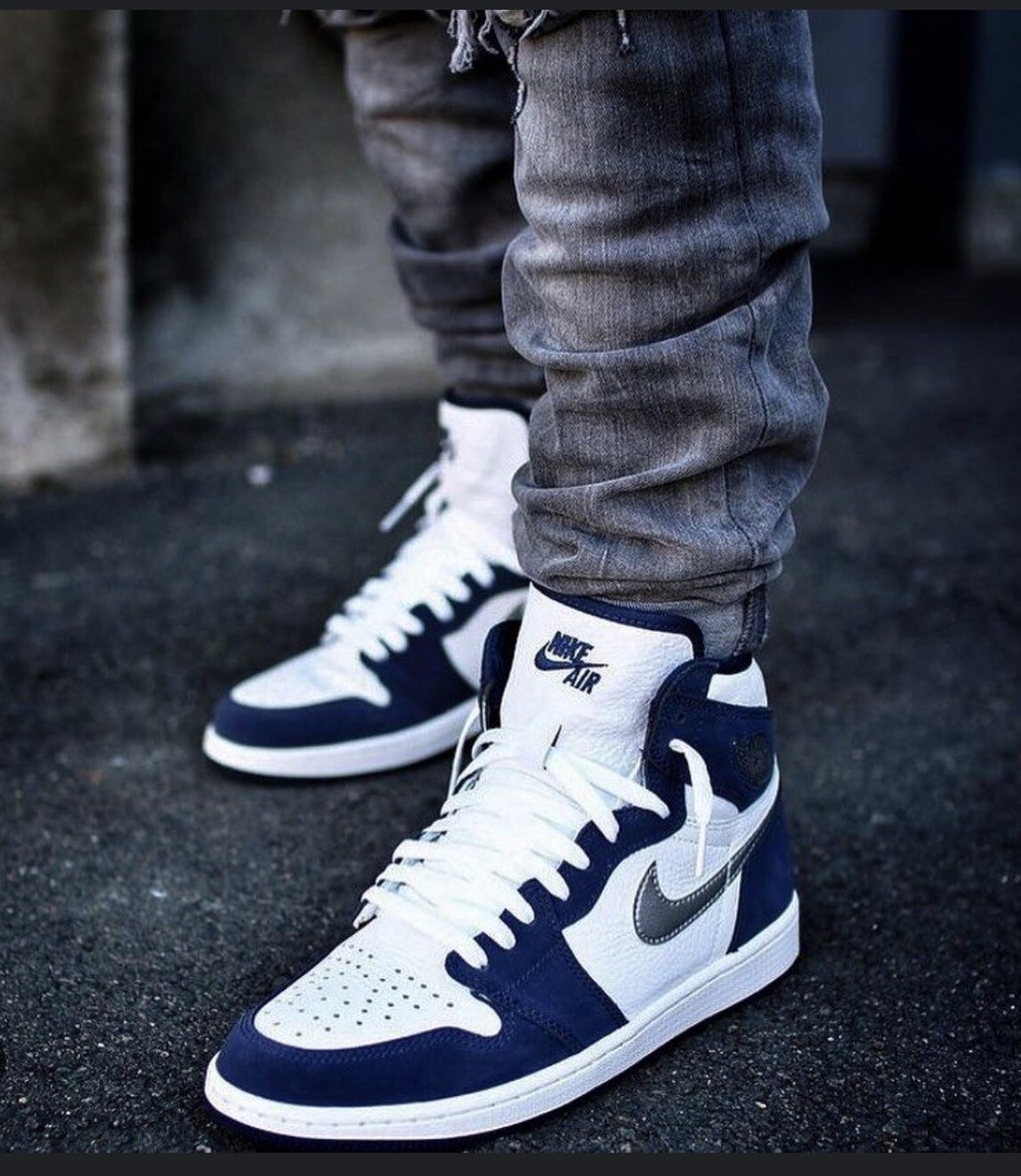 Nike Air Jordan 1 High OG CO.JP Midnight Navy Japan Blue Men Sz