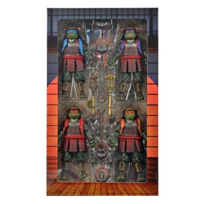NECA TMNT Teenage Mutant Ninja Turtles 3 Samurai Ver. Figure Box