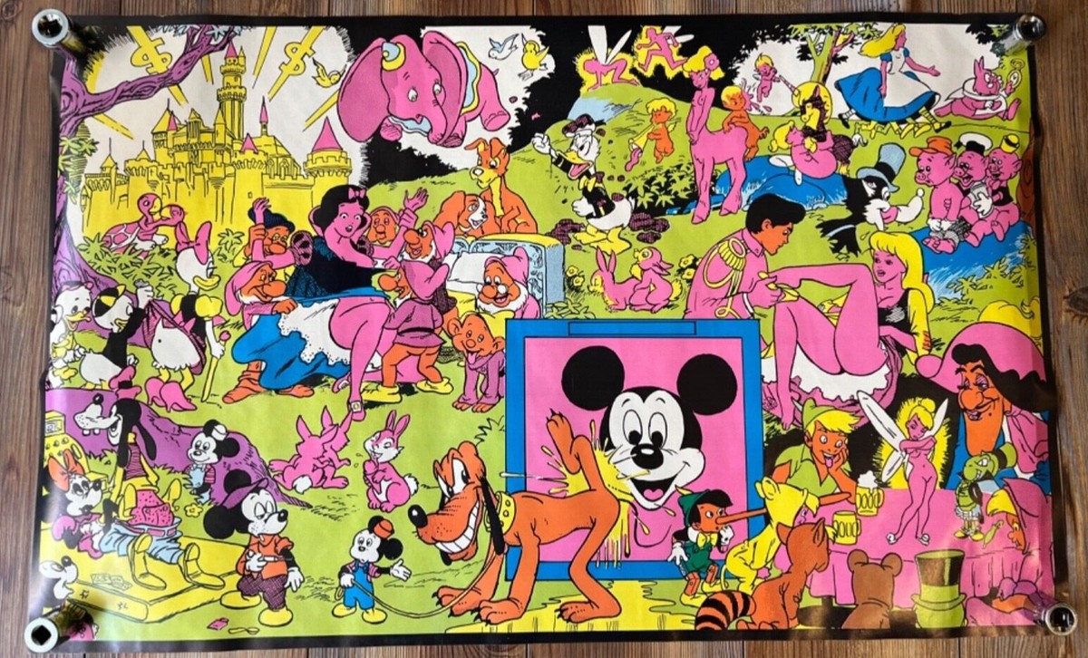 Wally Wood Disneyland Memorial Orgy Poster 1970's | eBay