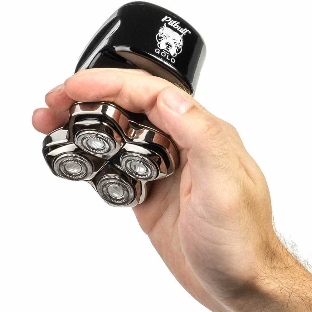 Skull Shaver Pitbull Gold PRO Head and Face Shaver for Men, Men