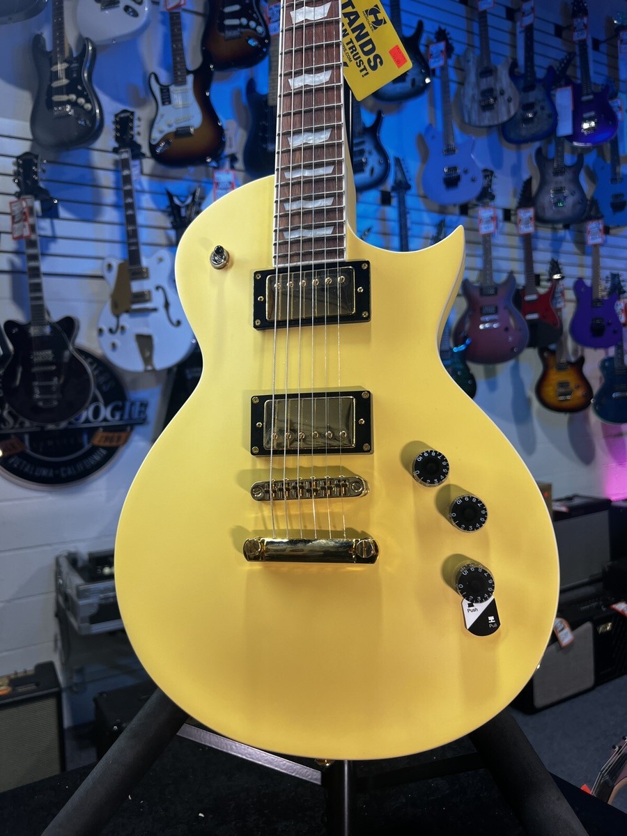 ESP LTD Eclipse EC-256 Electric Guitar - Vintage Gold Satin Auth