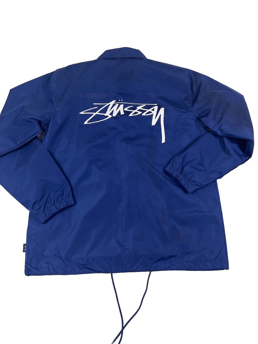 Stüssy Cruize Coach Jacket Size Blue | eBay
