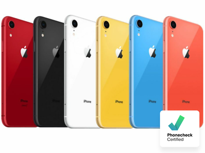 Apple iPhone XR 64GB 128GB 256GB - Unlocked - Various Colours