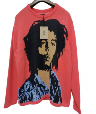 Bob Marley x Stussy Sweater Knit Red Jumper | eBay