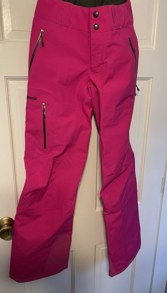 NWOT Patagonia Women's Primo Pants Ski Snowboard GoreTex Pink Size