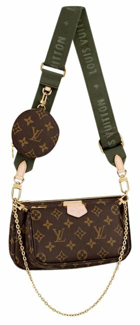 Louis Vuitton Khaki Monogram Multi Pochette Bag Trio Crossbody | eBay