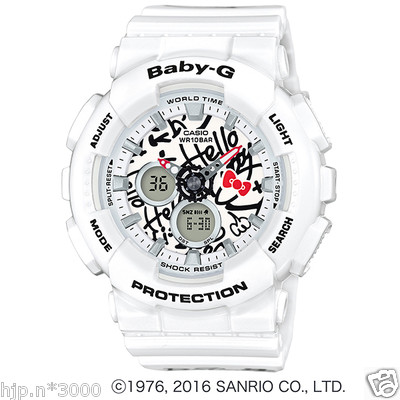100% Auth!! 2016 HELLO KITTY BABY-G Watch CASIO G-SHOCK BA-120KT