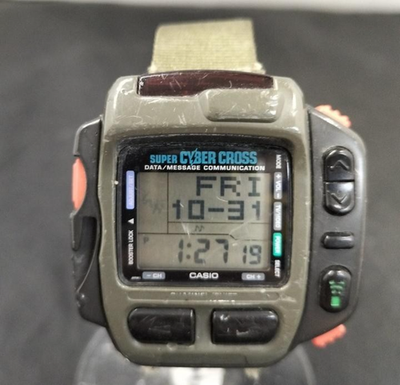Casio Super Cyber Cross JG-200 Vintage Digital Super Optical