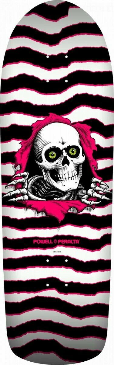 Powell Peralta RIPPER Skateboard Deck WHITE/BLACK/PINK | eBay