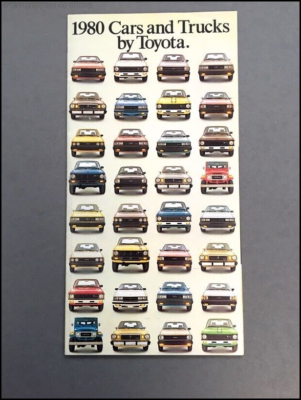 1980 Toyota Car Brochure Catalog - Celica Supra Cressida Land