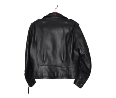 Harley Davidson Black Leather Jacket Women's Size Small Vintage