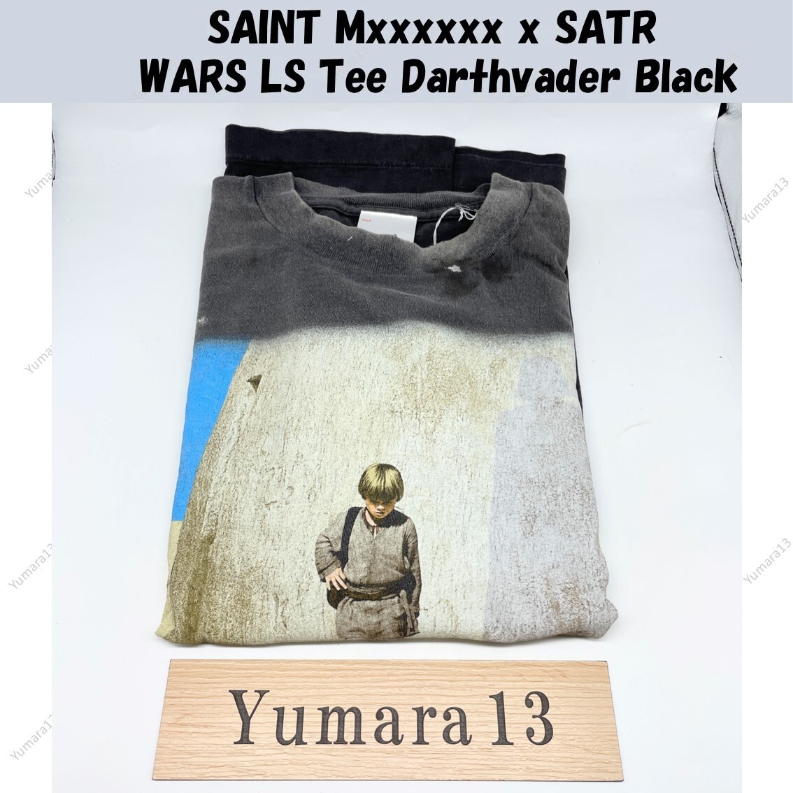 SAINT Mxxxxxx x SATR WARS LS Tee Darthvader Black | eBay