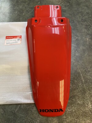 2002-2003 Honda XR80R XR100R Red Rear Fender Genuine OEM 80101-KN4