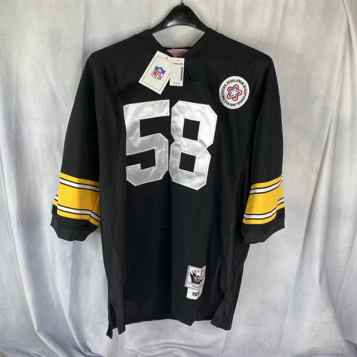 NEW Jack Lambert Mitchell & Ness 1975 Steelers Jersey Size 54 XL